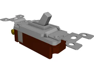 Light Switch CAD 3D Model