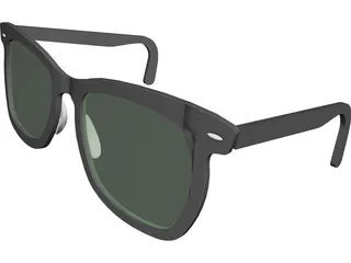 Rayban Sun Glasses 3D Model