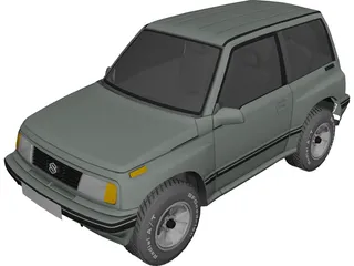 Suzuki Vitara 3-doors (1989) 3D Model