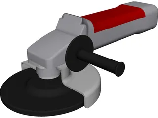 Angle Grinder 3D Model