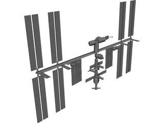 International Space Station 3D Model