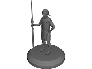 Roman Soldier Pilum Spear 3D Model