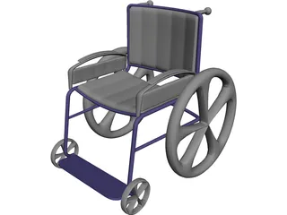 Wheelchair 3D Model