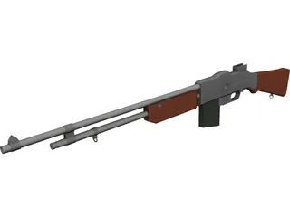 Browning Automatic Rifle 3D Model