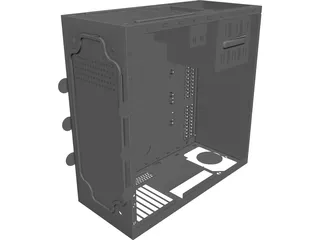 Computer Tower Case 3D Model 3D Preview