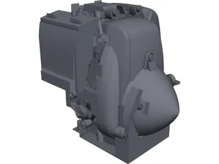 Honda GXH-50 Engine CAD 3D Model