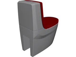 Roca Chroma Toilet 3D Model 3D Preview