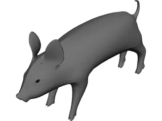 Pig 3D Model