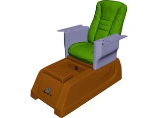 Pedicure Chair 3D Model