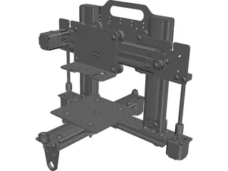 3D Printer CAD 3D Model