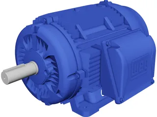 Weg Electric Motor CAD 3D Model