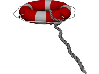 Life Buoy 3D Model