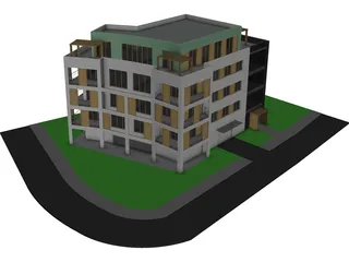 Apartment House 3D Model