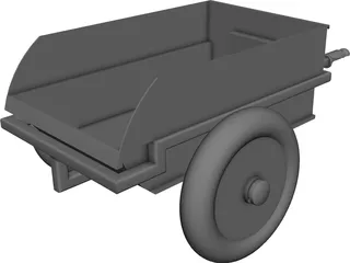 Buggy for Children Electric ATV CAD 3D Model