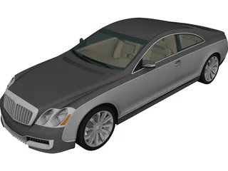 Xenatec Maybach 57S Coupe 3D Model