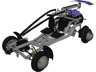 Buggy Dakar Concept 3D Model