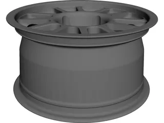 FSAE Wheel OZ CAD 3D Model