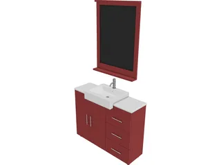 Bathroom Vanity 3D Model