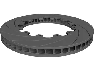 Brake Disk AP Racing CAD 3D Model