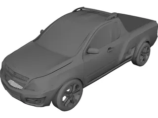 Chevrolet Montana Sport (2011) 3D Model