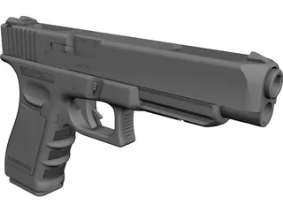 Glock 34 CAD 3D Model