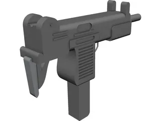 Uzi CAD 3D Model