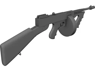 Thompson Model 1929 3D Model