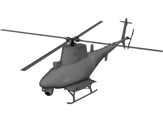 Northrop Grumman MQ-8 Fire Scout 3D Model