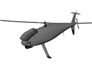Schiebel Camcopter S-100 CAD 3D Model