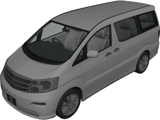 Toyota Alphard (2002) 3D Model