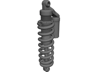 X Fusion Vector R Mountain Bike Shock Absorber 3D Model