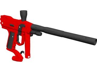 Paintball Gun 3D Model