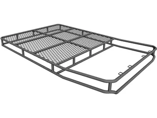 SUV Top Rack Basket Style 3D Model