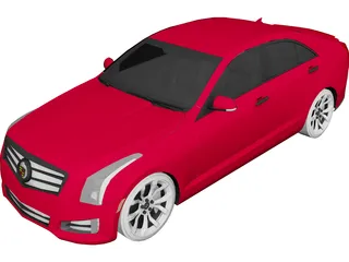 Cadillac ATS (2013) 3D Model