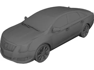 Cadillac XTS (2013) 3D Model