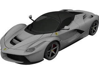 Ferrari LaFerrari (2013) 3D Model 3D Preview