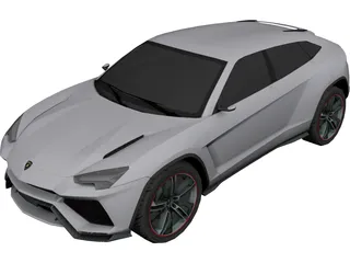 Lamborghini Urus Concept (2012) 3D Model