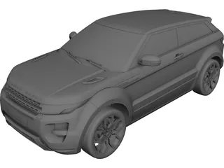 Range Rover Evoque Coupe (2011) 3D Model