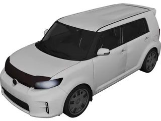 Scion xB (2013) 3D Model