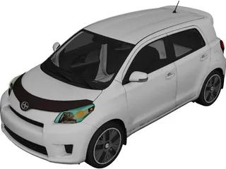 Scion xD (2011) 3D Model