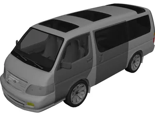 Toyota HiAce (2004) 3D Model