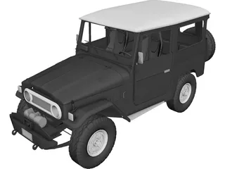 Toyota Land Cruiser FJ40 3D Model