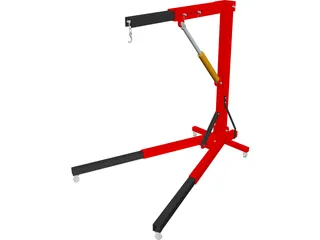 Engine Workshop Crane 3D Model