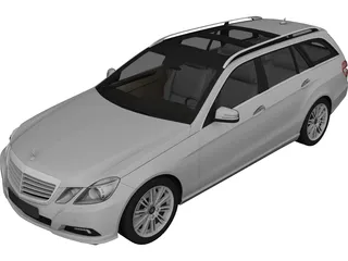 Mercedes-Benz E350 CDI Estate 3D Model