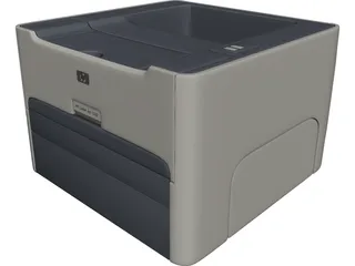 HP Laset Jet 1320 Printer 3D Model