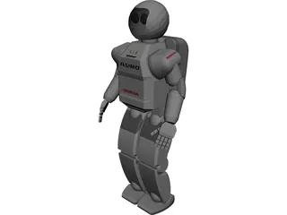 Honda Asimo Robot 3D Model 3D Preview