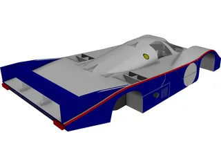 Porsche 956 Body 3D Model