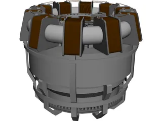 Iron Man Arc Reactor 3D Model