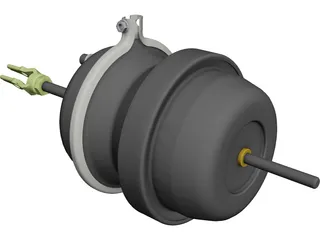 Brake Air Chamber CAD 3D Model