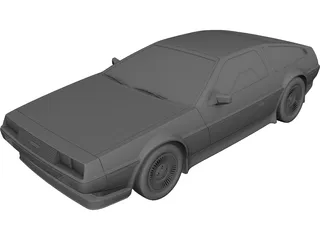 DMC DeLorean (1980) 3D Model